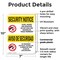 Signmission Knives Weapons Banned Bilingual OSHA Security Notice Sign, Plastic, 7in W x 10in L, 2PK OS-2PACK-SN-P-710-L-11555 - alternate 2
